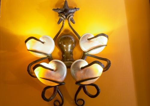 Special Octopus Wall lamp in Engry